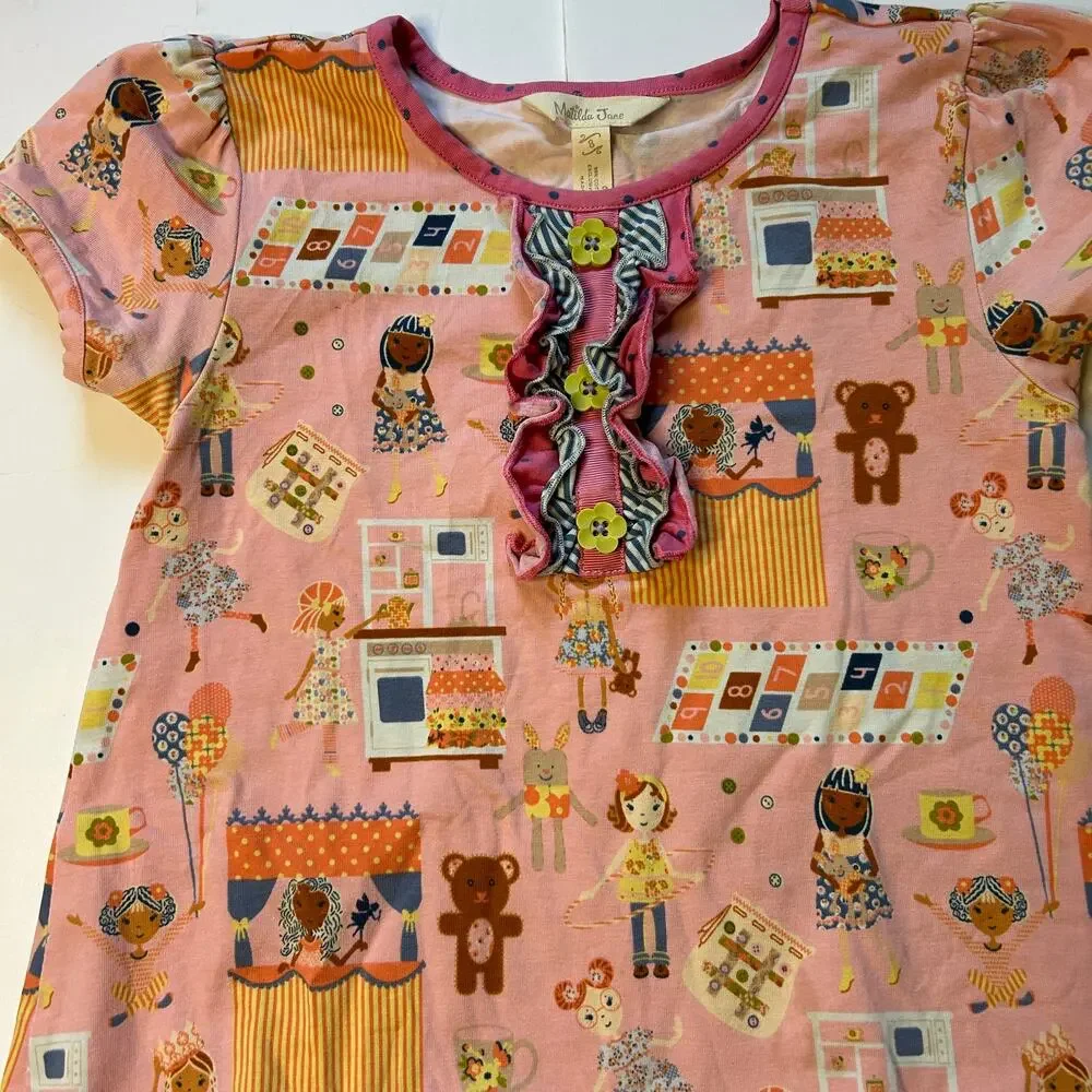 Matilda Jane Puppet Show Tunic Top 8Y